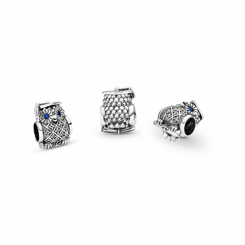 Pandora Graduate Owl Charm Silver Egypt HM6172430